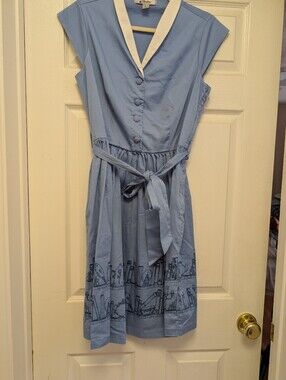 Disney Beauty & the Beast Belle Blue Books Dress